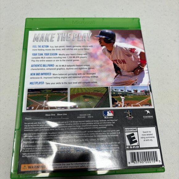 Xbox One: RBI Baseball 2016 - No Book - Preowned - 1825 - Picture 4 of 4